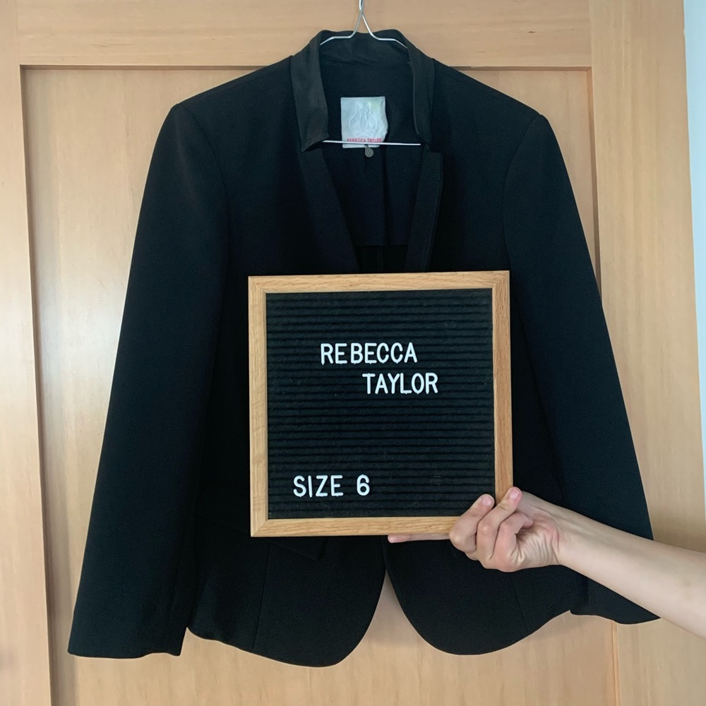 Rebecca Taylor Black Blazer